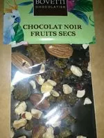 Mängden socker i Chocolat noir fruits secs