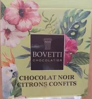 Mängden socker i Chocolat noir citrons confits
