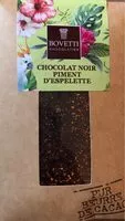 Mängden socker i Chocolat noir piment d’espelette
