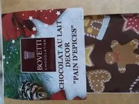 Mängden socker i Chocolat au lait décor pain d'épices