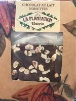 Mängden socker i Chocolat au lait noisettes