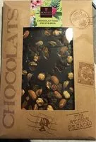 Mängden socker i Chocolat aux fruits secs