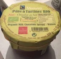 Mängden socker i Pâte à tartiner bio