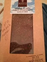 Mängden socker i Chocolat noir et piment espelette