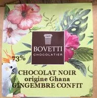 Mängden socker i Chocolat noir gingembre confit