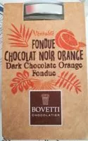 Mängden socker i Fondue chocolat noir orange