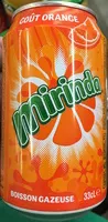 Mängden socker i Mirinda -Goût Orange