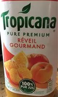 Mängden socker i Tropicana Pure premium réveil gourmand format familial 1,5 L
