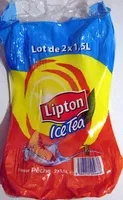 Mängden socker i Lipton Ice Tea saveur pêche format familial 2 x 1,5 L