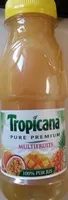 Mängden socker i Tropicana Pure premium multifruits 25 cl