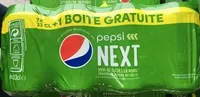 Mängden socker i Pepsi Next (+1 boîte gratuite)