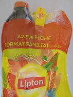 Mängden socker i Lipton Ice Tea saveur pêche format familial 4 x 2 L