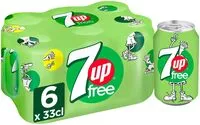 Mängden socker i 7UP Free 6 x 33 cl