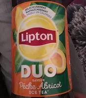 Mängden socker i Lipton Ice Tea duo saveur pêche abricot 1,5 L