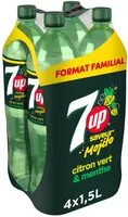 Mängden socker i 7UP saveur mojito citron vert & menthe format familial lot de 4 x 1,5 L