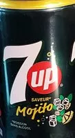 Mängden socker i 7UP saveur mojito 15 cl