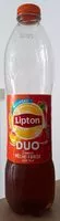 Mängden socker i Lipton Ice Tea duo saveur pêche fraise 1,5 L