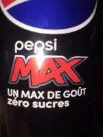Mängden socker i Pepsi Max zéro sucres