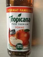 Mängden socker i Tropicana Pomme origine France format familial 1,5 L