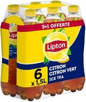 Mängden socker i Lipton Ice tea saveur citron Vert