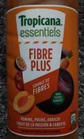 Mängden socker i Tropicana Essentiels Fibre plus pomme, prune, abricot, fruit de la passion, carotte & fibres 1 L