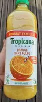 Mängden socker i Tropicana Orange sans pulpe lot de 6 x 1,5 L dont 1 L offert