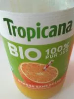 Mängden socker i Tropicana Bio orange sans pulpe 75 cl
