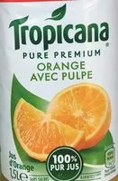 Mängden socker i Jus d'orange avec pulpe