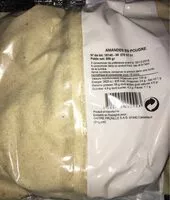 Mängden socker i Amande en poudre