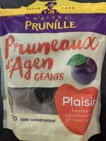 Mängden socker i Pruneaux d'agen avec noyaux