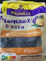 Mängden socker i Pruneaux d'agen avec noyaux
