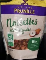 Mängden socker i Noisettes décortiquées bio