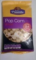 Mängden socker i Pop corn sucré