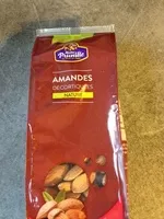 Mängden socker i Amandes décortiquées