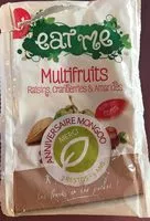 Mängden socker i Multifruit Raisins Cranberries et Amandes