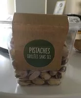 Mängden socker i Pistaches grillées sans sel