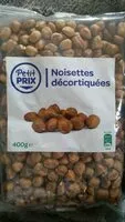 Mängden socker i Noisettes Décortiquées