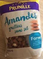 Mängden socker i Amandes grillées sans sel