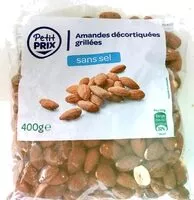 Mängden socker i Amandes décortiquées grillées non salée