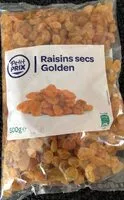 Mängden socker i Raisins secs Golden