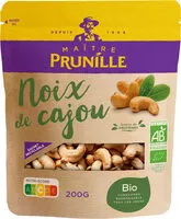 Mängden socker i Noix de cajou bio
