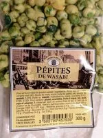 Mängden socker i Pépites de wasabi