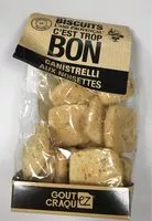 Mängden socker i Canistrelli aux noisettes