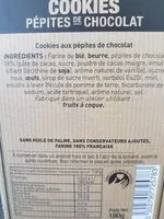 Mängden socker i Cookie pépites de chocolat