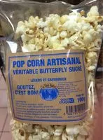 Mängden socker i Pop Corn sucré artisanal