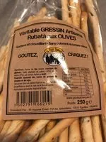 Mängden socker i Gressin Rubatà aux olives