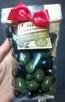Mängden socker i Olives provençales - amandes enrobées de chocolat au lait