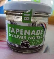 Mängden socker i Tapenade d'olives noires