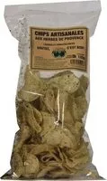 Mängden socker i Chips artisanales aux herbes de Provence