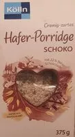 Mängden socker i Hafer-Porridge Schoko